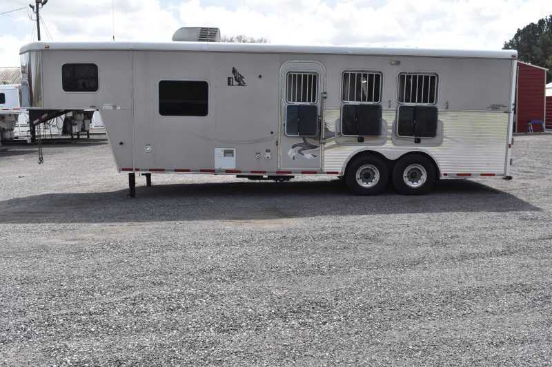 2007 American Spirit 8308LQ 3 Horse Trailer with 8′ Short Wall - Image 9