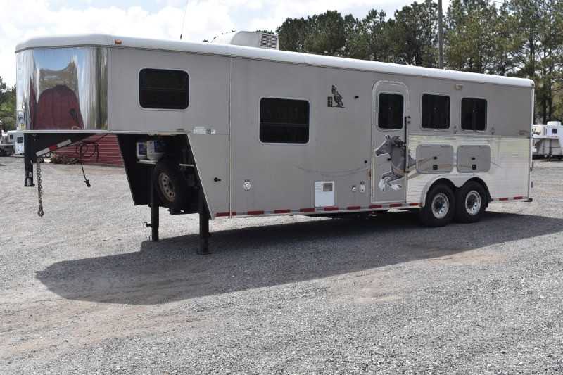 2007 American Spirit 8308LQ 3 Horse Trailer with 8′ Short Wall - Image 7