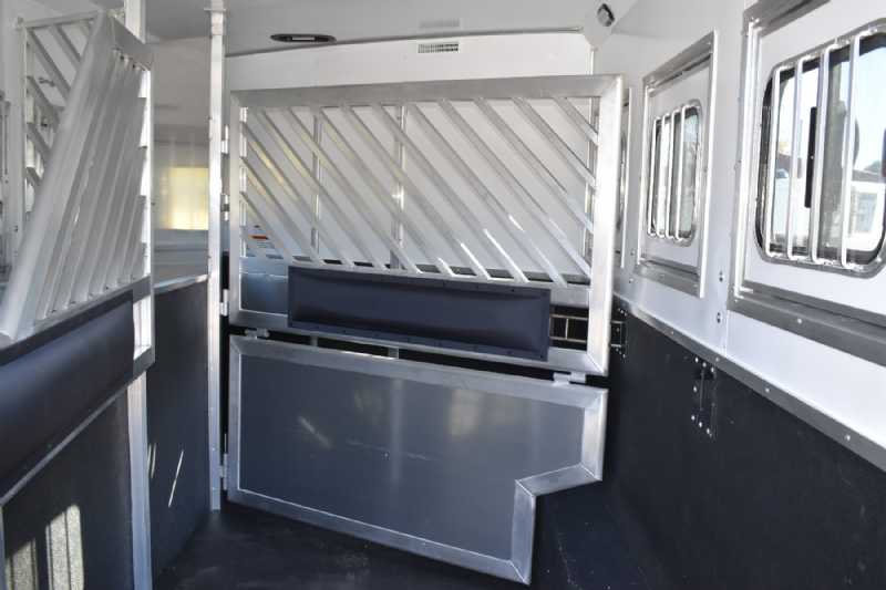 2021 Lakota Bighorn 8418GLQUG 4 Horse Trailer with 18′ Short Wall - Image 23