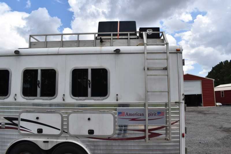 2007 American Spirit 8410GLQ 4 Horse Trailer with 10′ Short Wall - Image 9