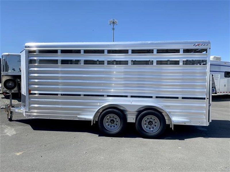 2024 Exiss Exhibitor Mini 615 Bumper Pull Stock Trailer, 8 pens - Image 3