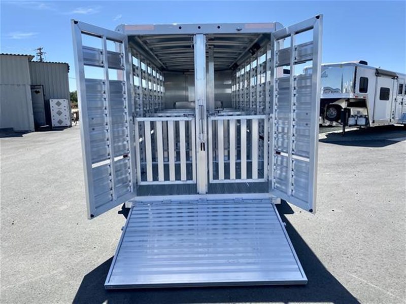 2024 Exiss Exhibitor Mini 615 Bumper Pull Stock Trailer, 8 pens - Image 5
