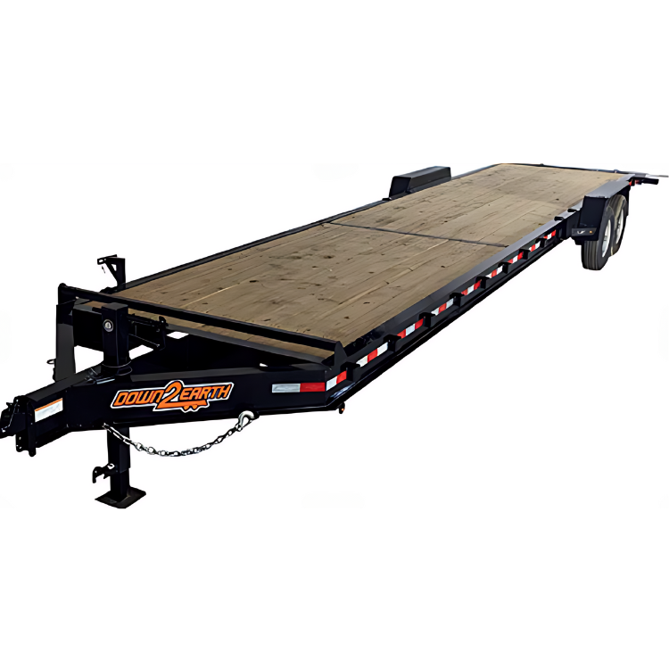 D2E 82″ x 34′ Two Car Carhauler Trailer 16k (GWVR 17,500)