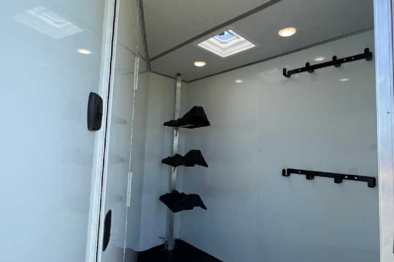 2024 Bison Trail Hand 708160 Stock Trailer with 8′ Short Wall - Image 8