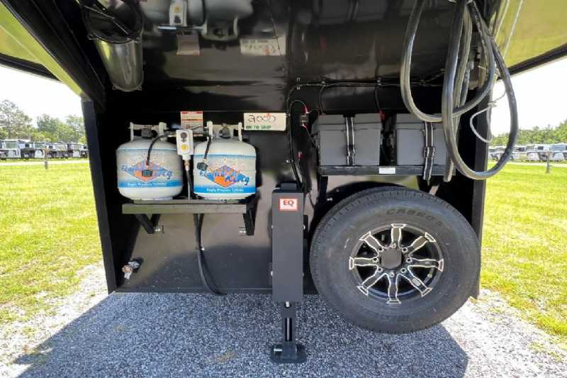 2024 Bison Trail Hand 708160 Stock Trailer with 8′ Short Wall - Image 9