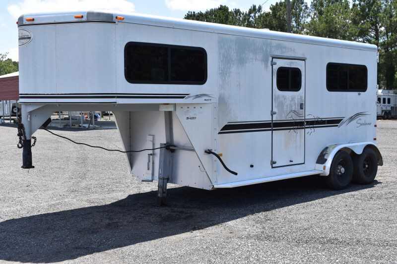2000 Sundowner 7204GNST 2 Horse Trailer - Image 12