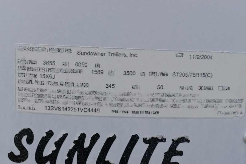 2005 Sundowner Sunlite 2 Horse Trailer - Image 6