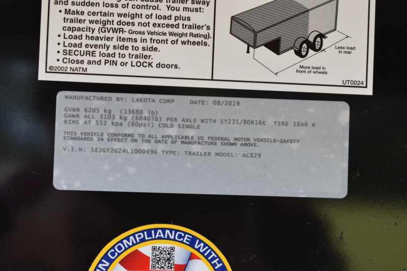 2020 Lakota Colt 8209SO 2 Horse Trailer with 9′ Short Wall - Image 10