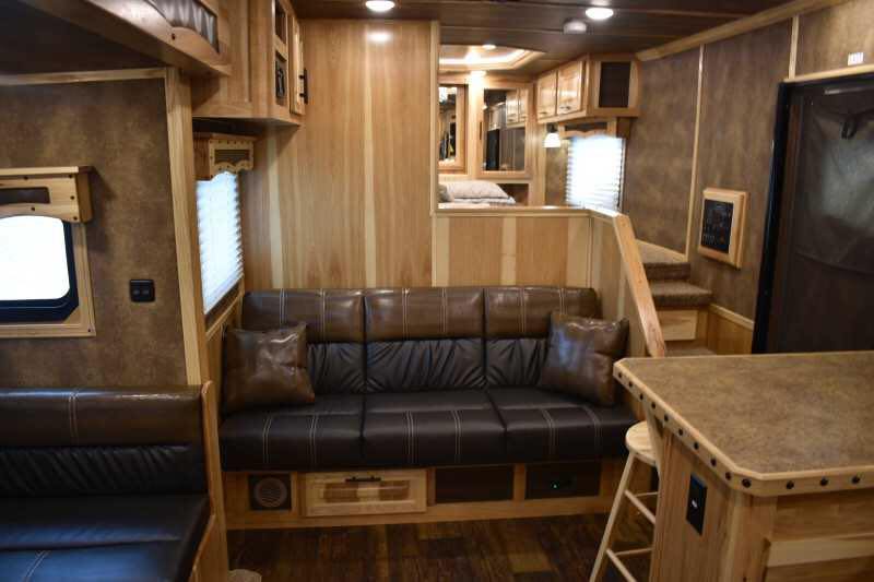 2021 Lakota BIGHORN 8316SRGLQ 3 Horse Trailer with 16′ Short Wall - Image 31