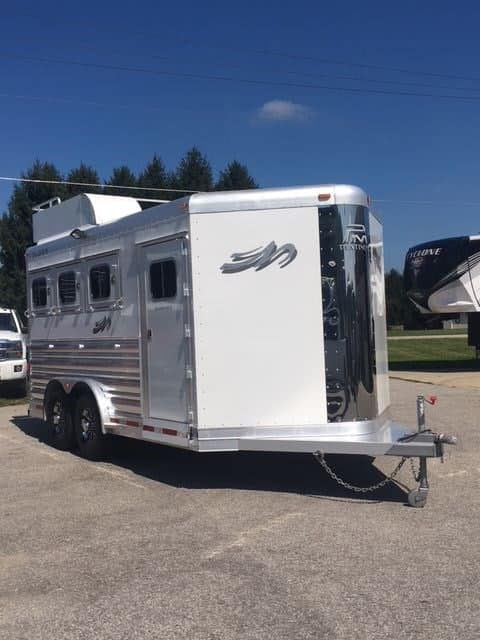 2018 Platinum Coach 3 Horse Bumper Pull