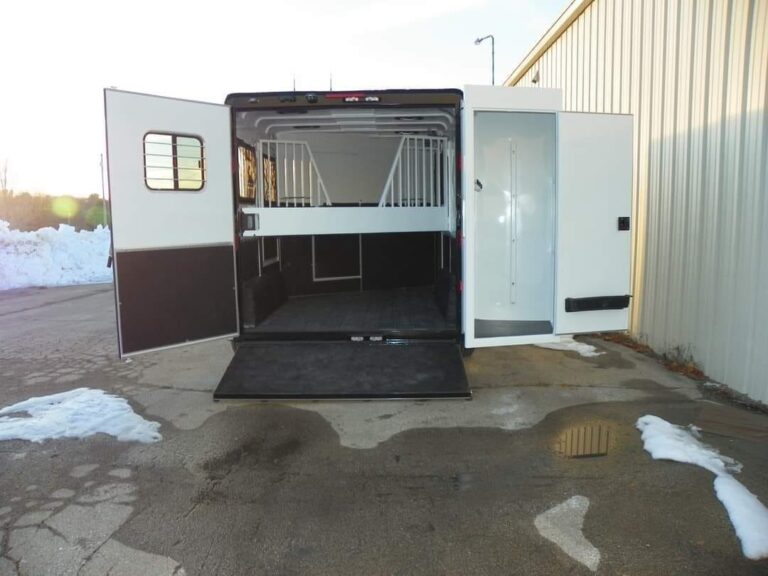 2022 Double D Reverse Slant 2 Horse Bumper Pull - Image 10