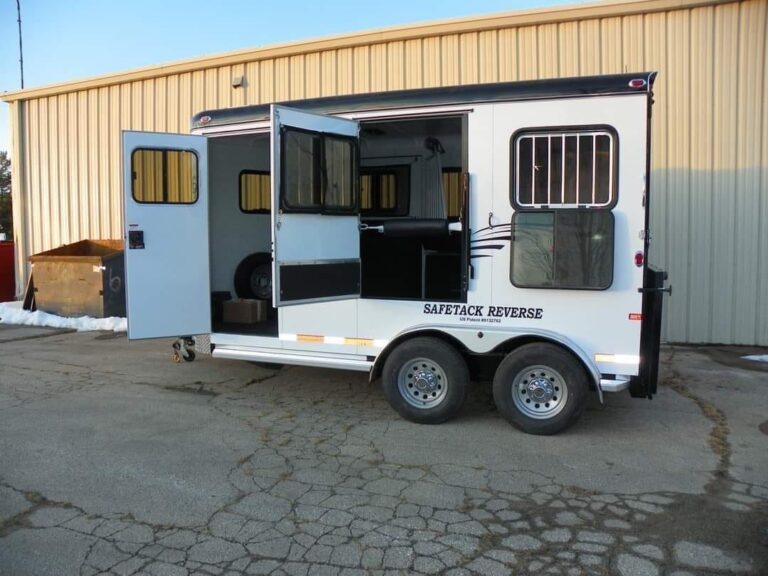 2022 Double D Reverse Slant 2 Horse Bumper Pull - Image 4