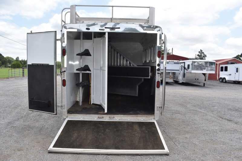 2015 Bison Ranger 3LQ Horse Trailer with 10′ Short Wall - Image 22