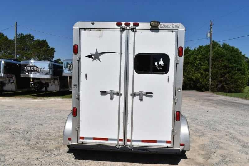 Used 2005 Silver Star 2HGNLQ 2 Horse Trailer with 4′ Short Wall - Image 15