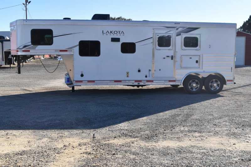 2022 Lakota Charger LQ 2 Horse Trailer with 9′ Short Wall - Image 7
