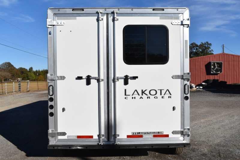 2022 Lakota Charger LQ 2 Horse Trailer with 9′ Short Wall - Image 25
