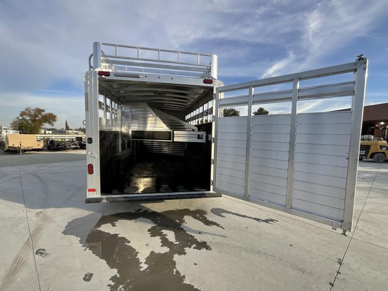 NEW 2024 Elite Trailers 5 Horse Stock Combo BP Horse Trailer - Image 8