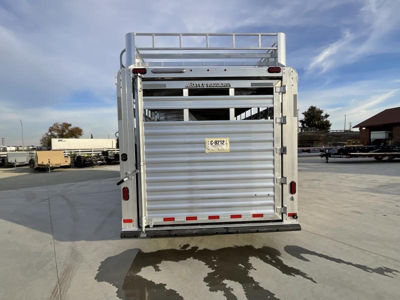 NEW 2024 Elite Trailers 5 Horse Stock Combo BP Horse Trailer - Image 5