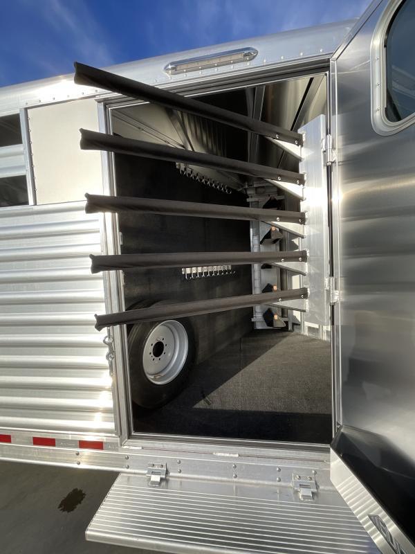 NEW 2024 Elite Trailers 5 Horse Stock Combo BP Horse Trailer - Image 22