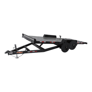 D2E 82″ x 18′ Steel Deck Gravity Tilt Carhauler Trailer 10k GWVR