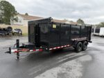 2026 DOWN2EARTH 7x16x4 STEEL Dump Trailer 16K