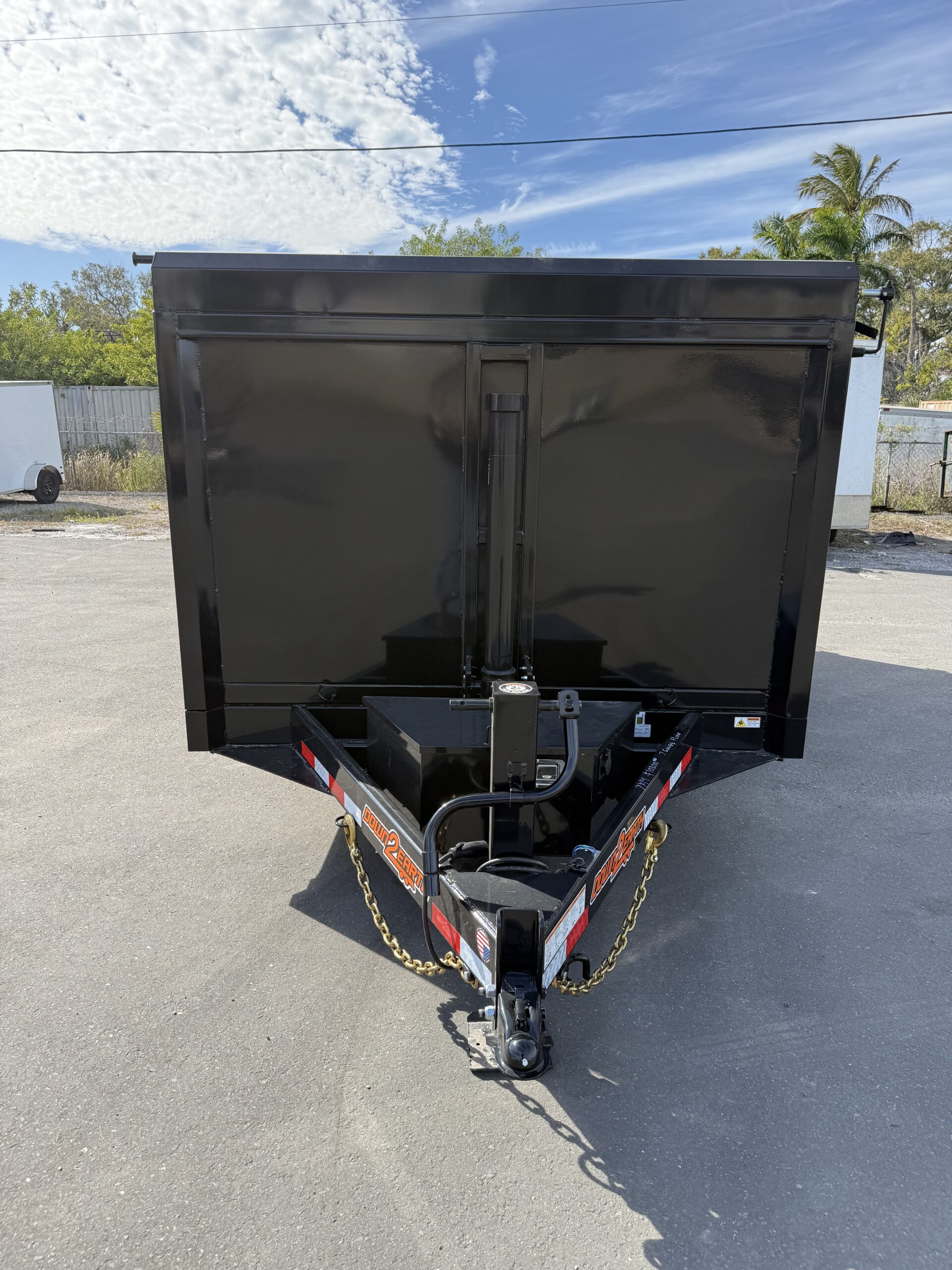 2026 DOWN2EARTH 7X14X4 TANDEM AXLE STEEL DUMP TRAILER 14K - Image 2