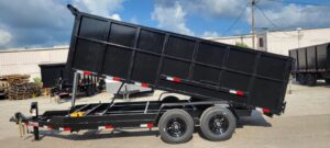 7x16x4 dump trailer 16k capacity