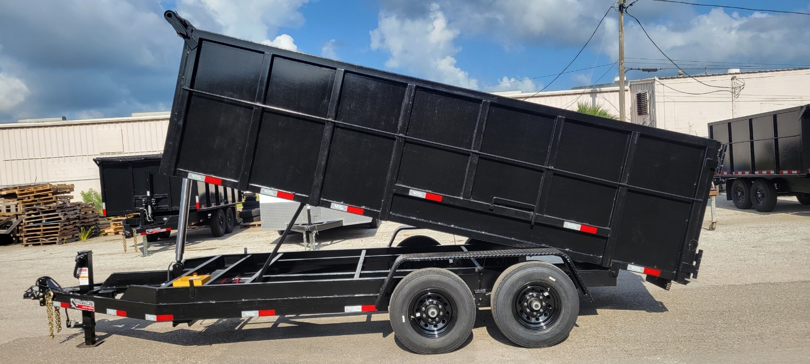 7x16x4 dump trailer 16k capacity