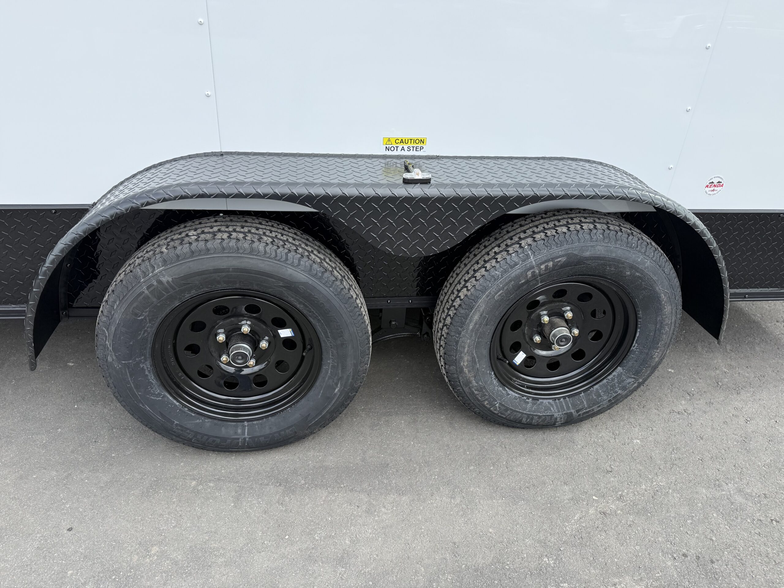 All World 7x16x8 enclosed trailer w/ rear spoiler & e-track - Image 4