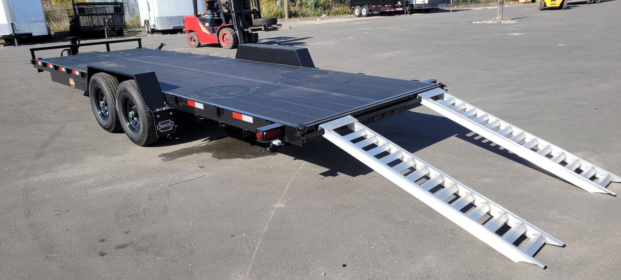 Prospector 7×24 equipment trailer w/ cobra lined 2×10 decking - Image 6