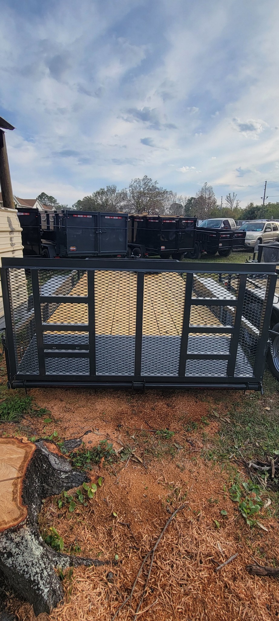 7 X 16 HEAVY DUTY TRAILER UTILTY BREWER TRAILER - Image 2