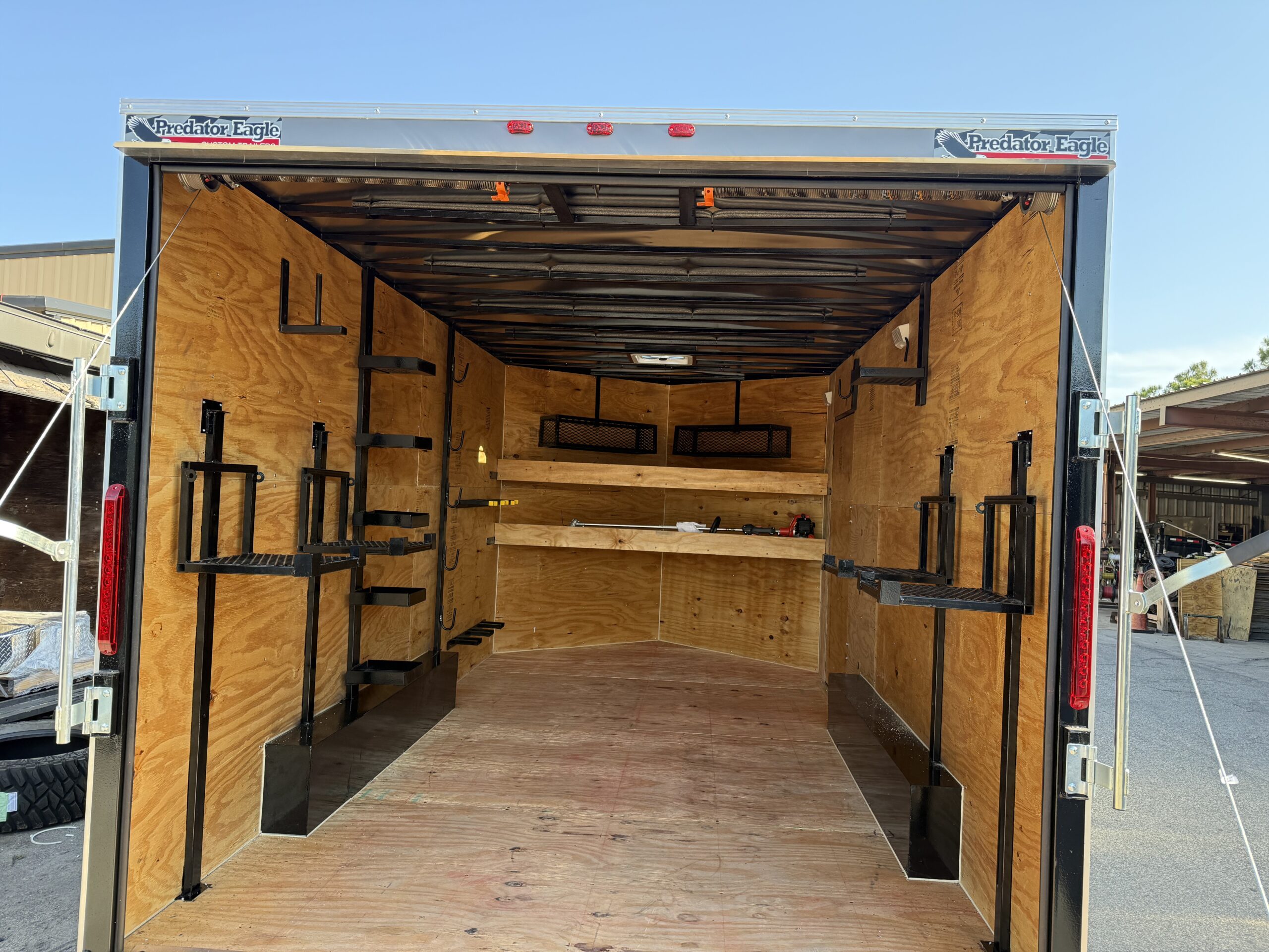 8x14X7 predator eagle ENCLOSED LANDSCAPE TRAILER - Image 2