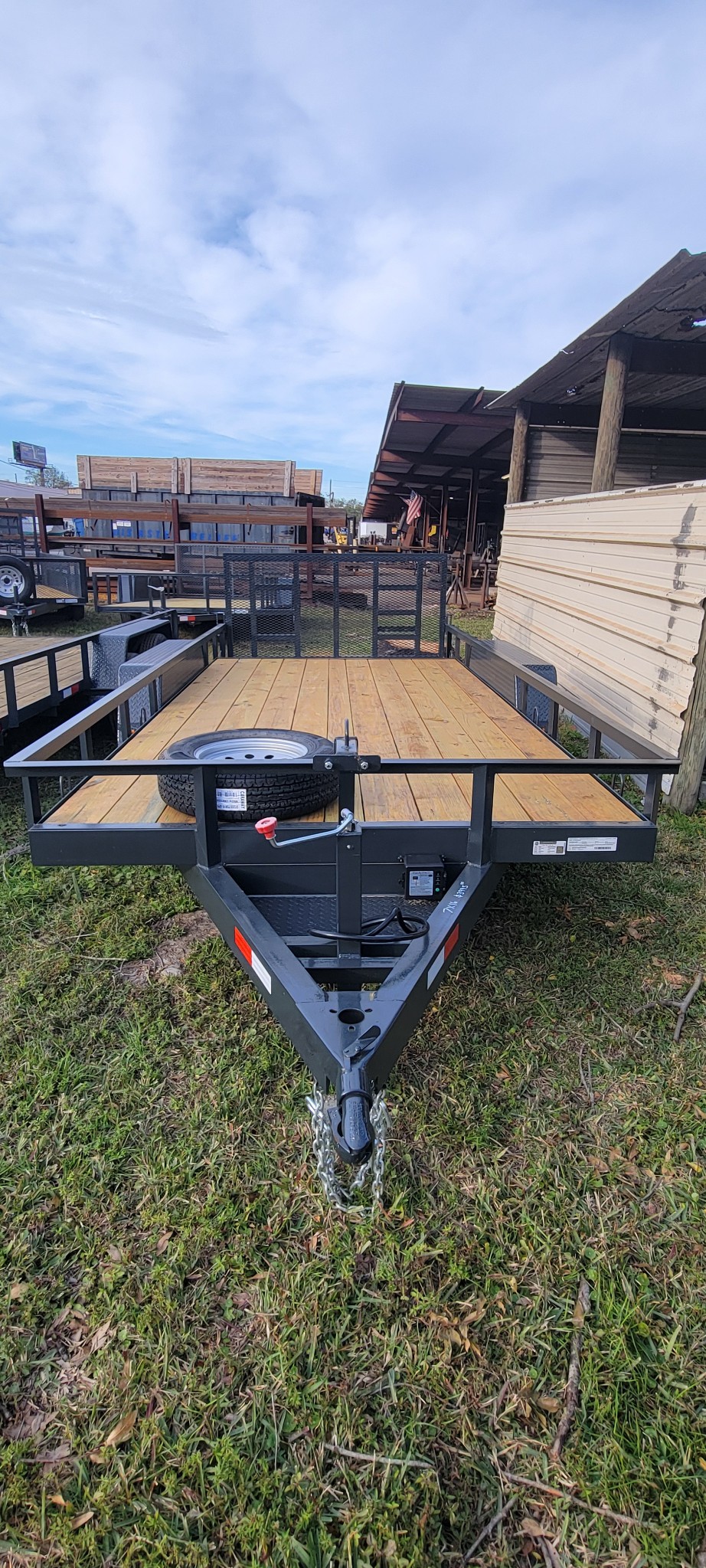 7 X 16 HEAVY DUTY TRAILER UTILTY BREWER TRAILER