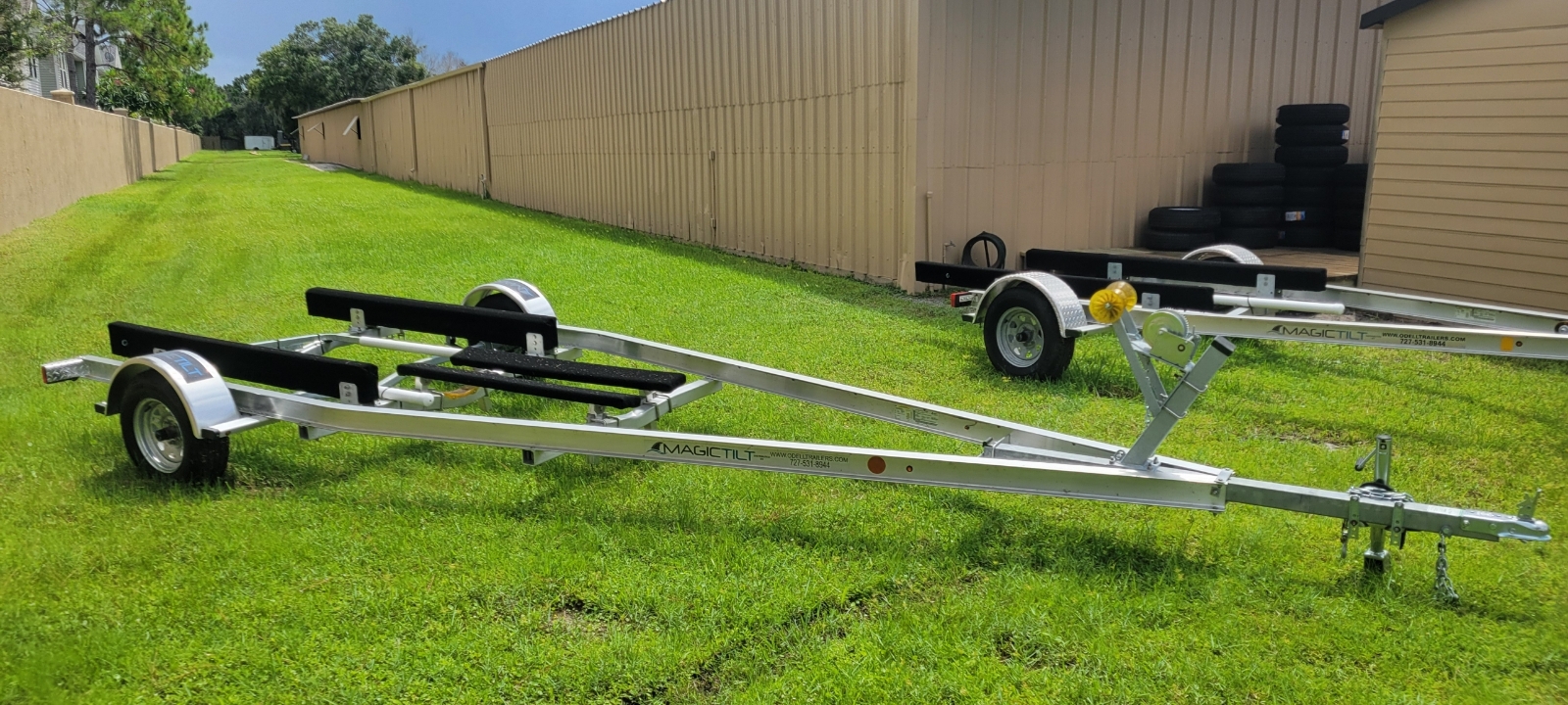 19-21 ft adjustable magic tilt trailer - Image 3