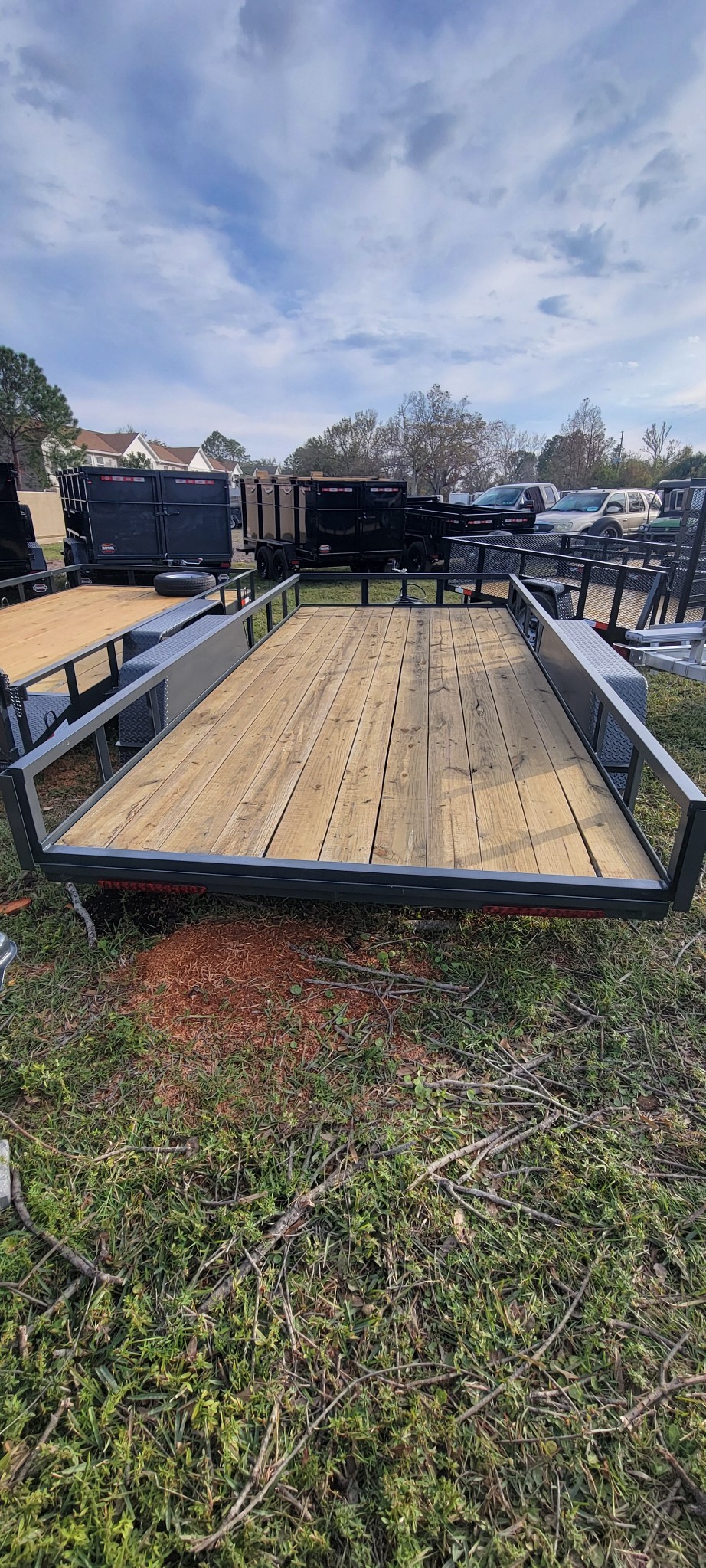Brewer 7 x16 trailer with ramps. Perfect for a car hauler or Pallet moving - Image 2