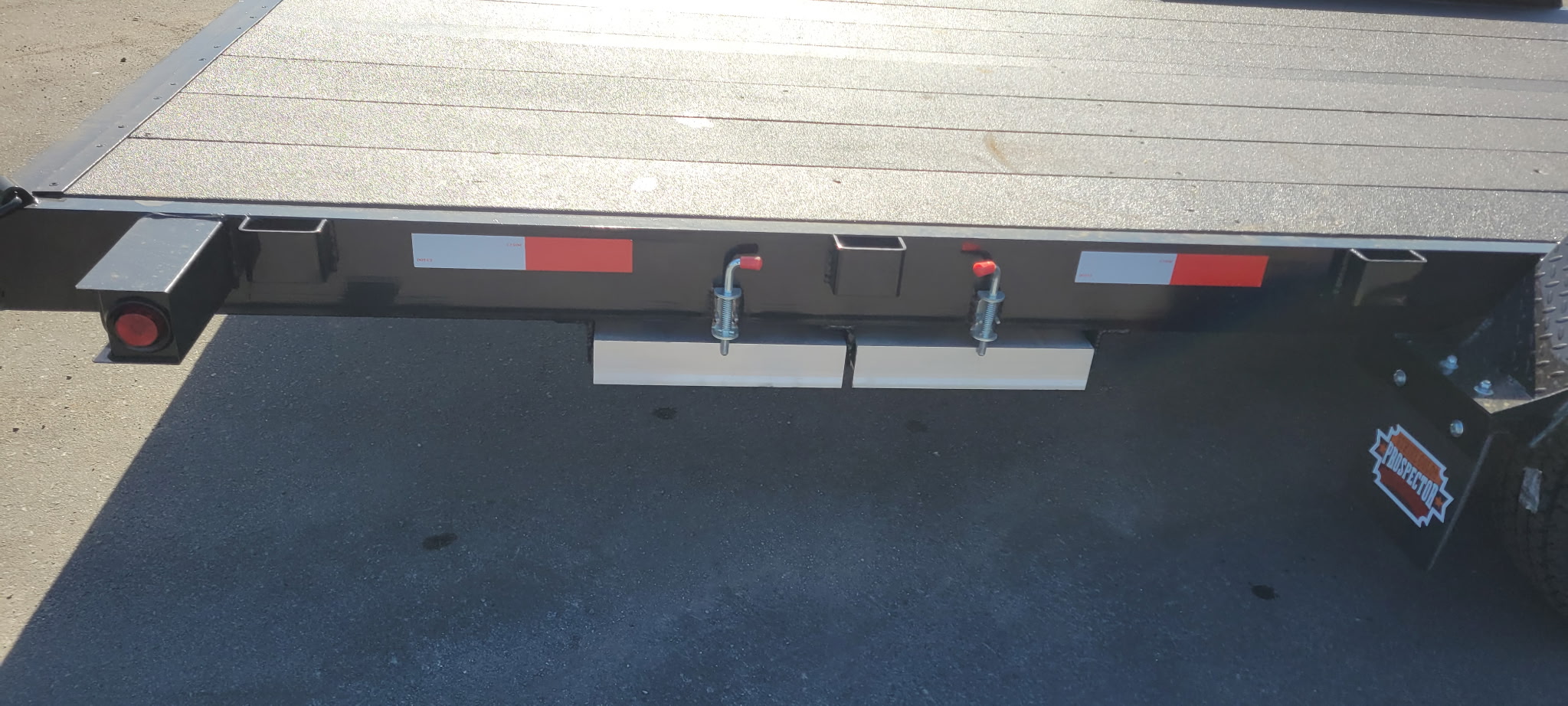 Prospector 7×24 equipment trailer w/ cobra lined 2×10 decking - Image 4