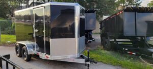 6 x 12 Enclosed Tandem Axle Aluminum