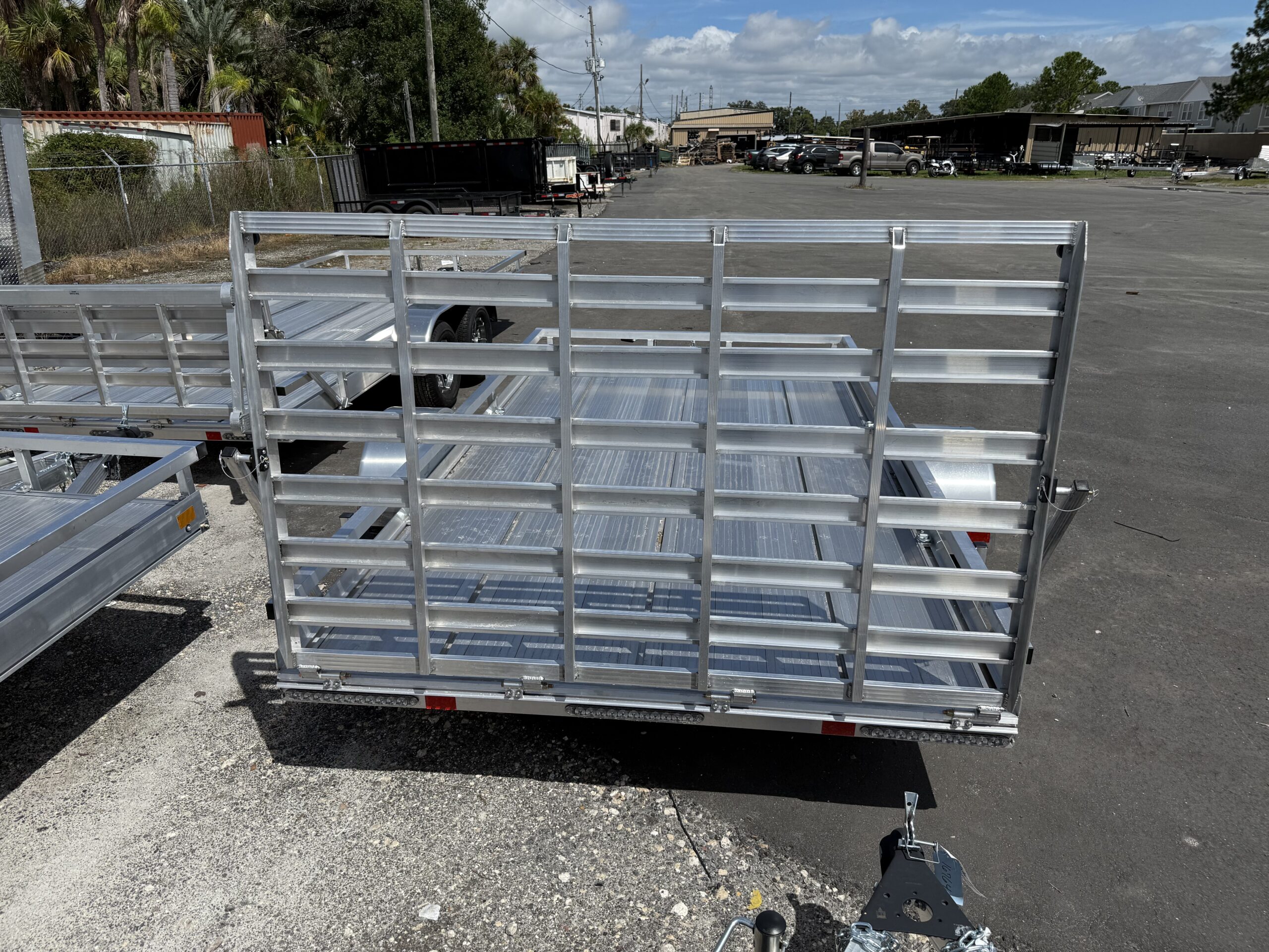 7′ x 12′ ALUMINUM UTILITY TRAILER - Image 4