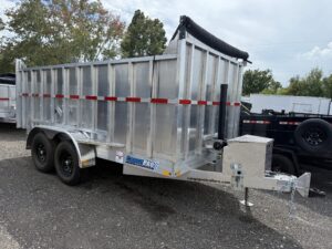 7x14x4 Cargo Pro Aluminum Dump Trailer