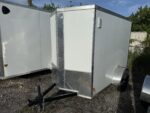 5×8 ALL WORLD Enclosed White w/silver trim