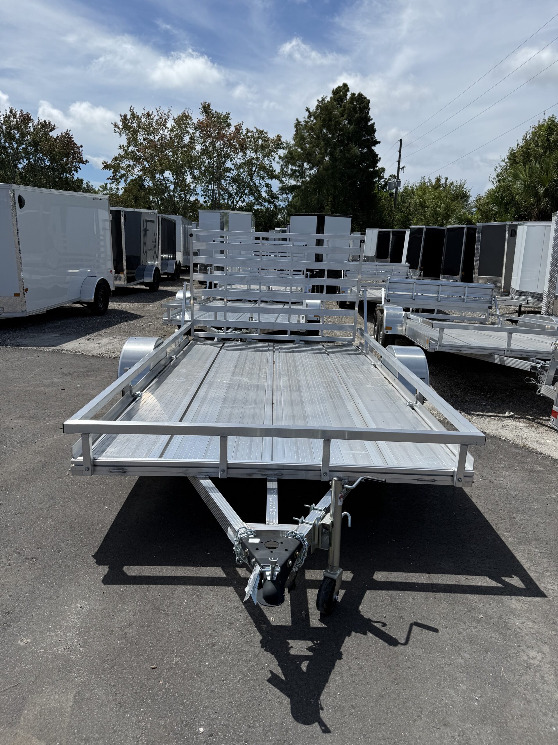 7′ x 12′ ALUMINUM UTILITY TRAILER - Image 3