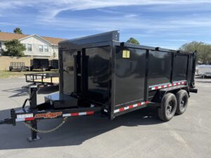 2026 DOWN2EARTH 7X14X4 STEEL DUMP TRAILER 14K
