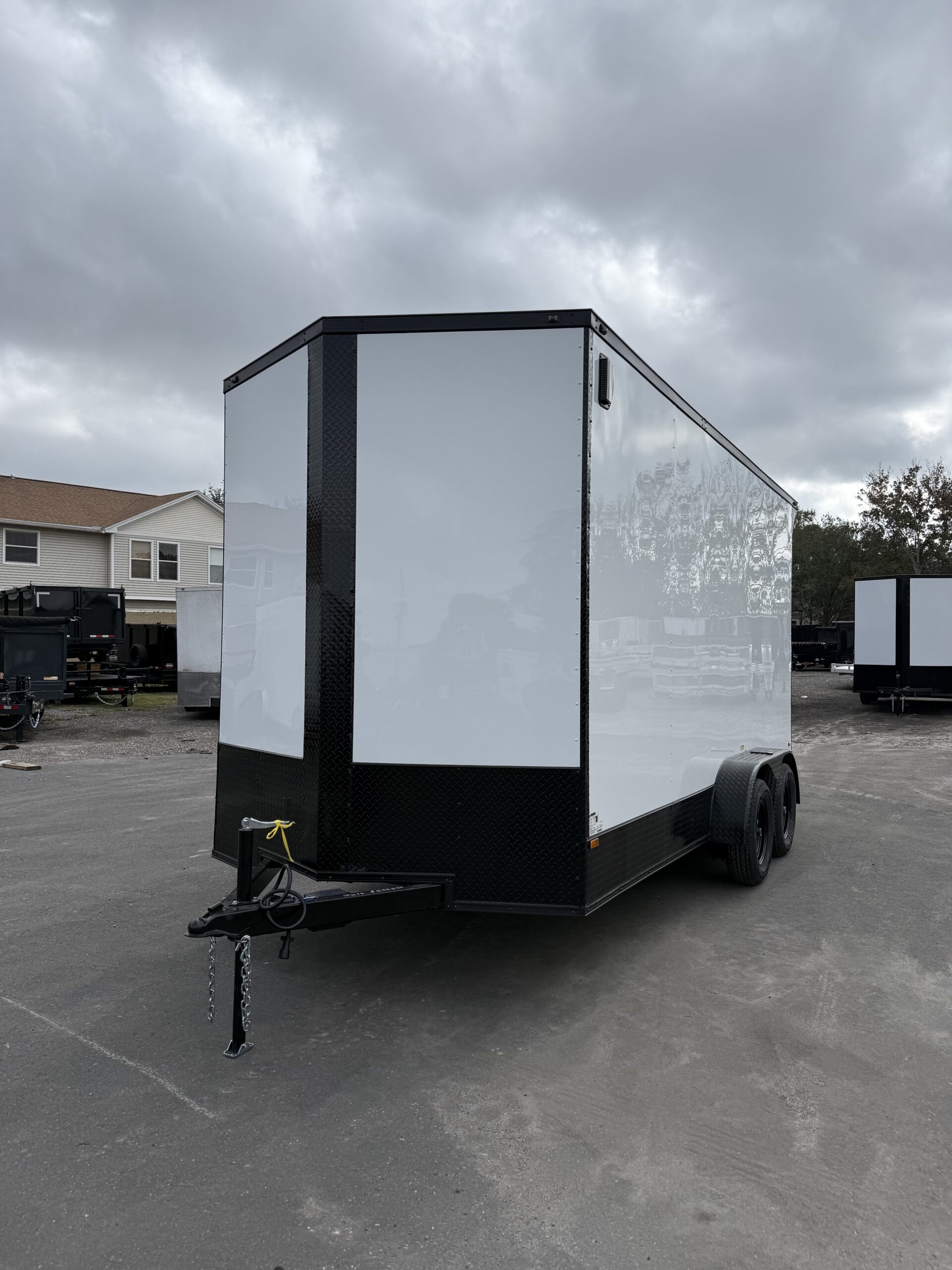 All World 7x16x8 enclosed trailer w/ rear spoiler & e-track - Image 3