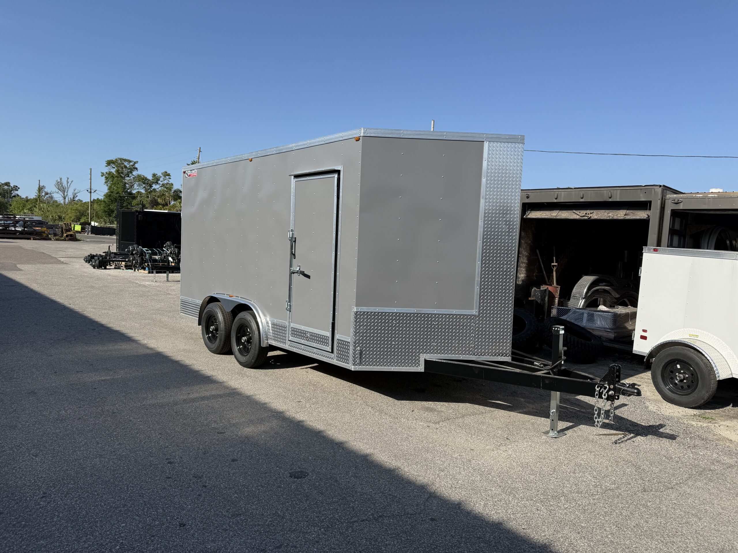 8x14X7 predator eagle ENCLOSED LANDSCAPE TRAILER