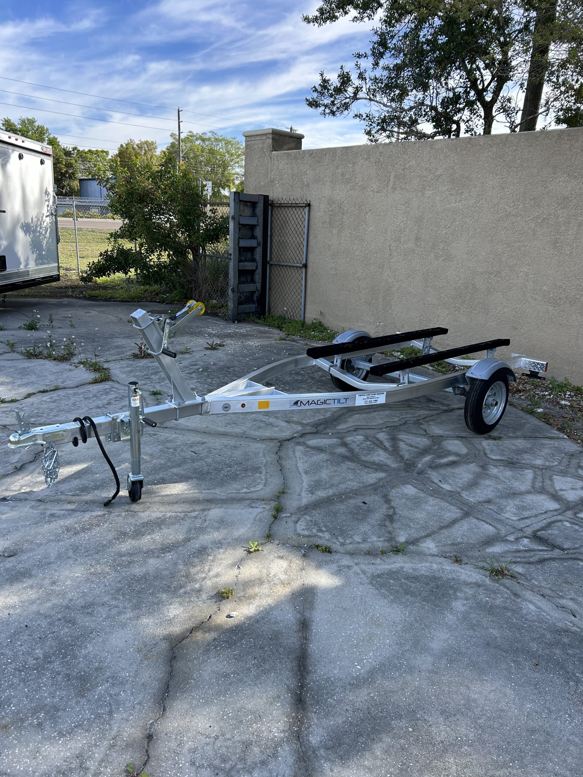 Single Aluminum Jet Ski Trailer Magic Tilt