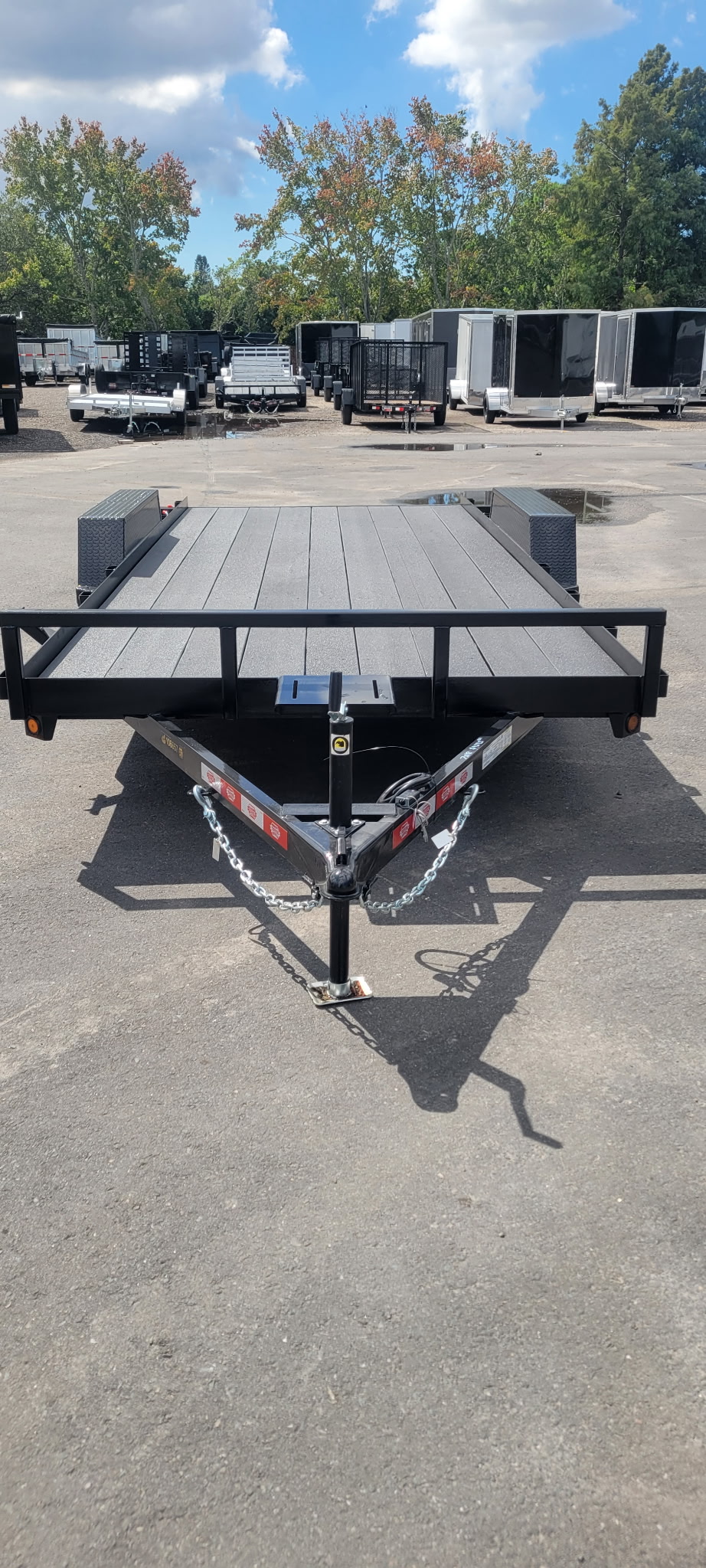 7×18 equipment trailer w/ cobra liner 7k - Image 6