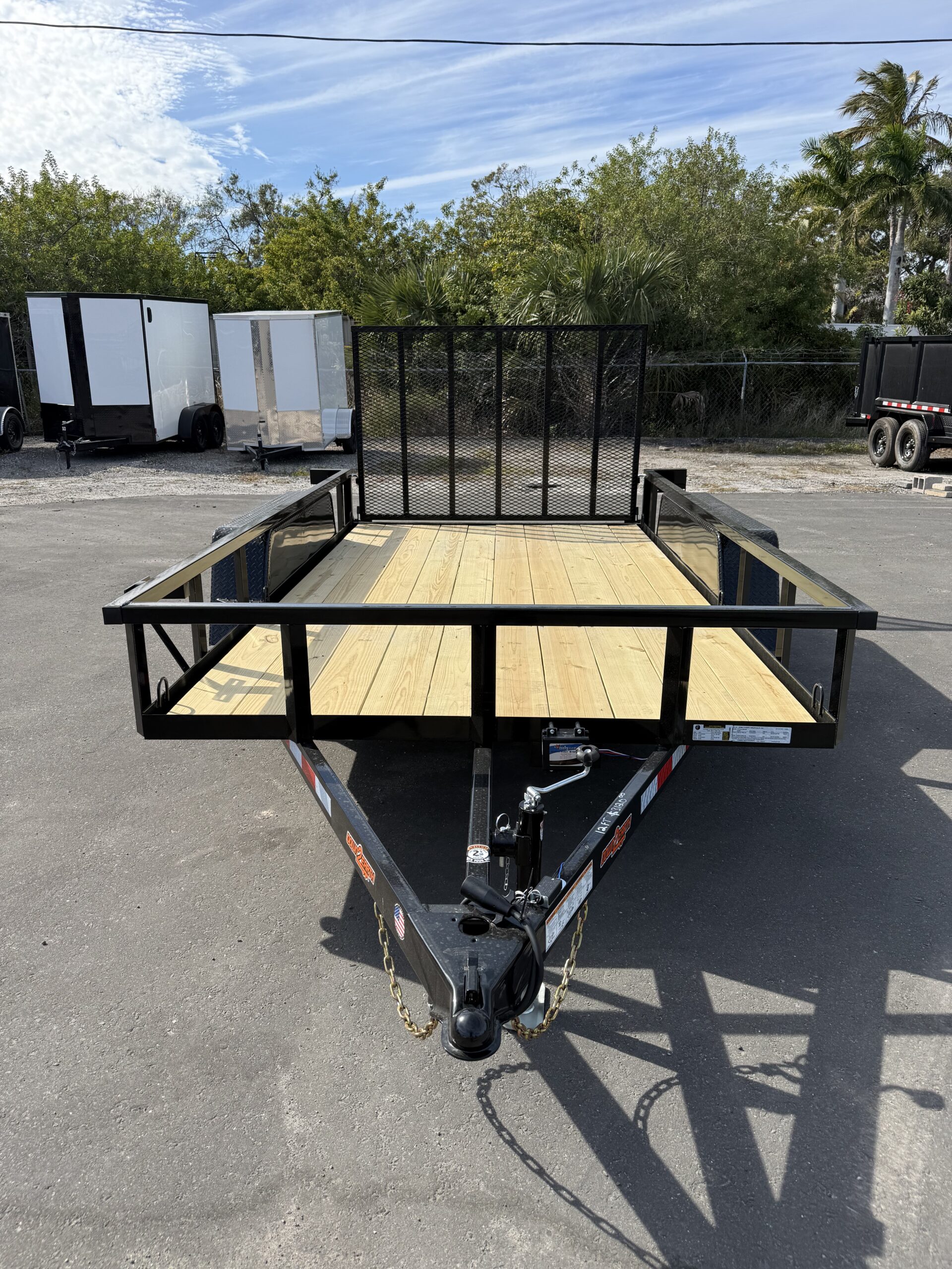 2026 DOWN2EARTH 7X14 TANDEM AXLE UTILITY TRAILER - Image 2