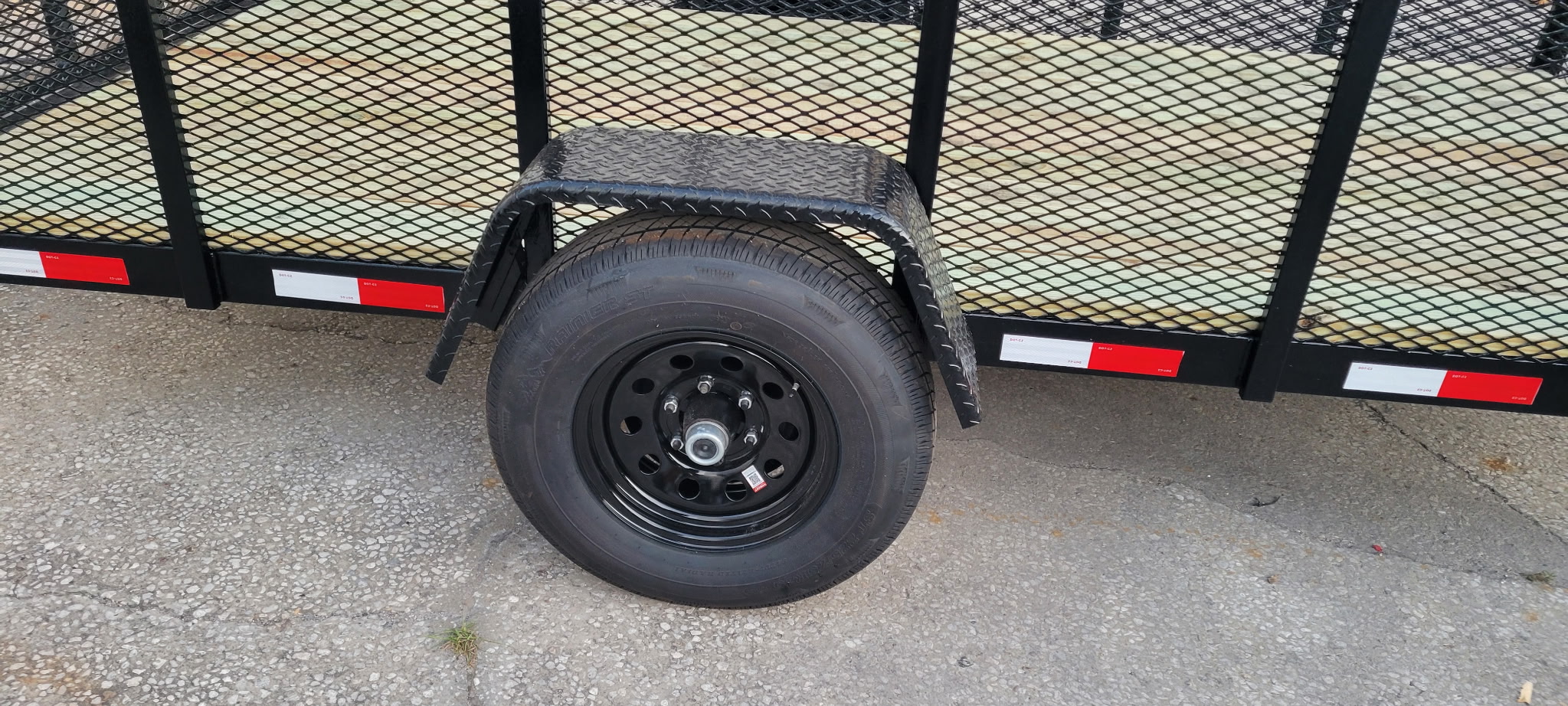 6x12x4 Utility Trailer 4ft mesh - Image 4