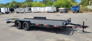 7×18 equipment trailer w/ cobra liner