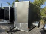 6’x10′ ALL WORLD Enclosed Charcoal w/silver trim